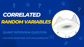 Quant Interview Question | Correlated Random Variables