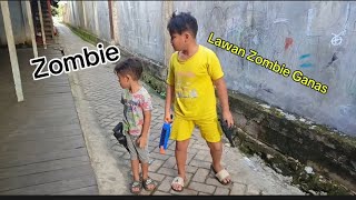 Zidan dan aqsha mengalahkan zombiee