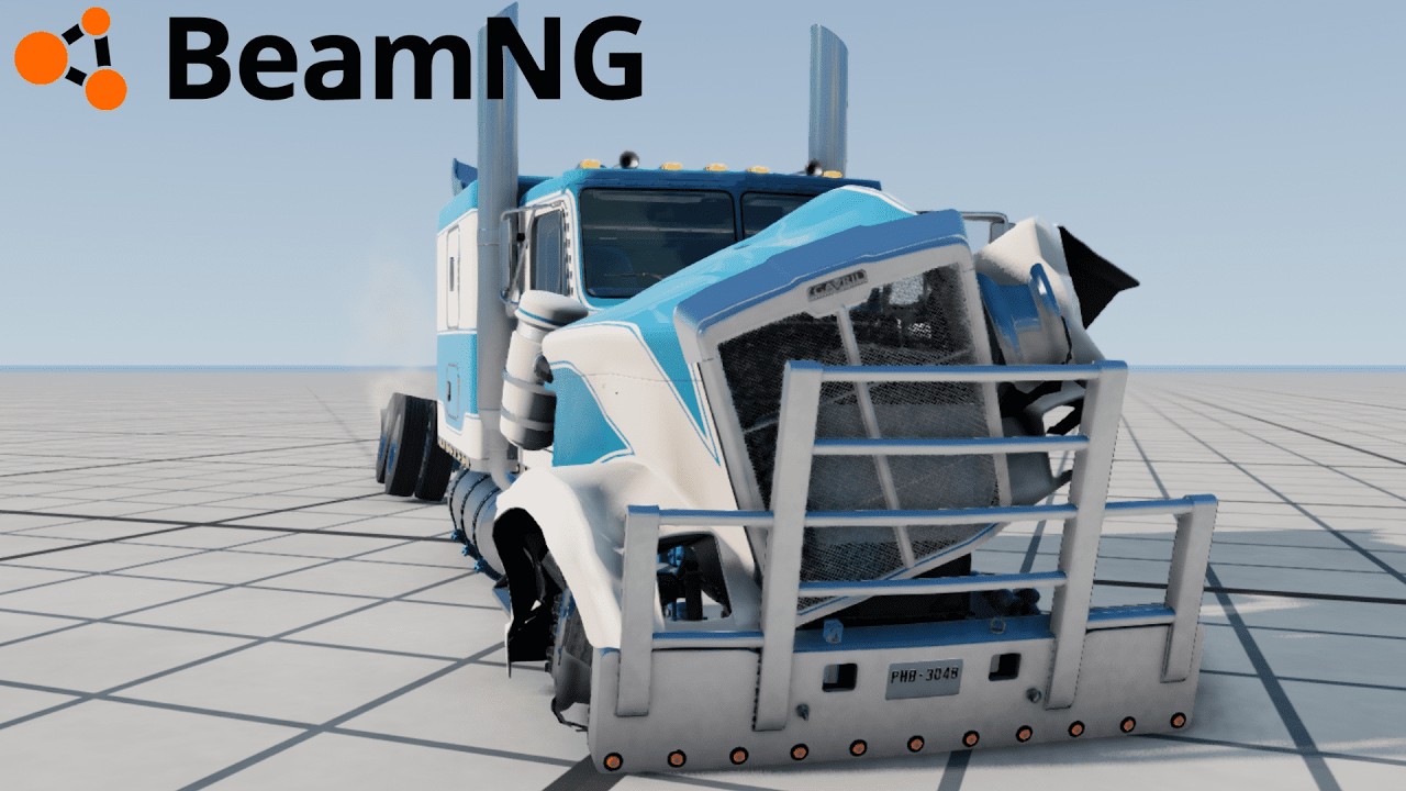 Biggest Truck In Beamng Drive Vs 600mph