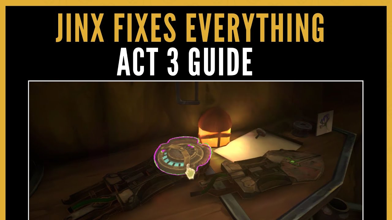 LEAGUE OF LEGENDS: SOLUTION ACT 3 JINX FIXES EVERYTHING (QUICK)