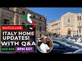 Cheap 1 Dollar Houses In Italy | Live Updates with Q&A - Episode 6