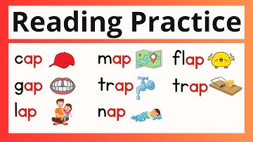 Reading Practice with Phonics Word Family ap CVC Words