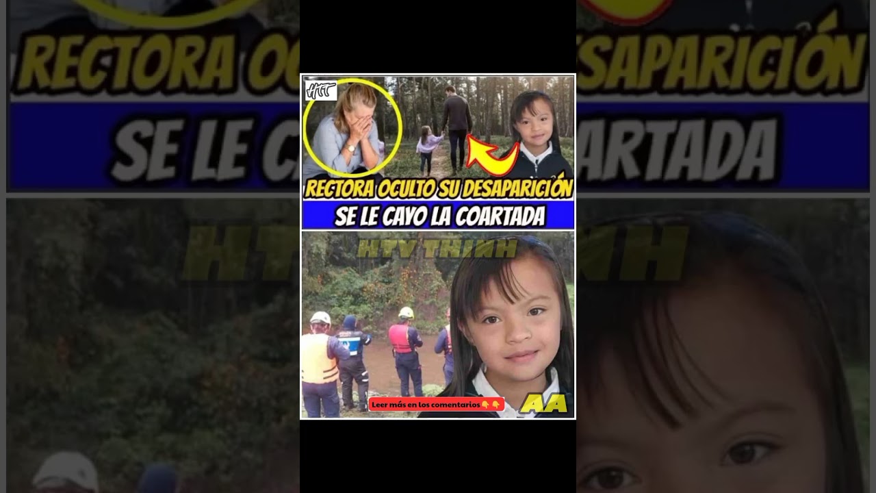Unidos en Oración por la aparición de la niña Valeria Afanador protegela Señor Jesucristo
