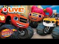 🔴LIVE: Blaze&#39;s Ultimate Rescues MARATHON w/ Family &amp; Friends! | Blaze and the Monster Machines