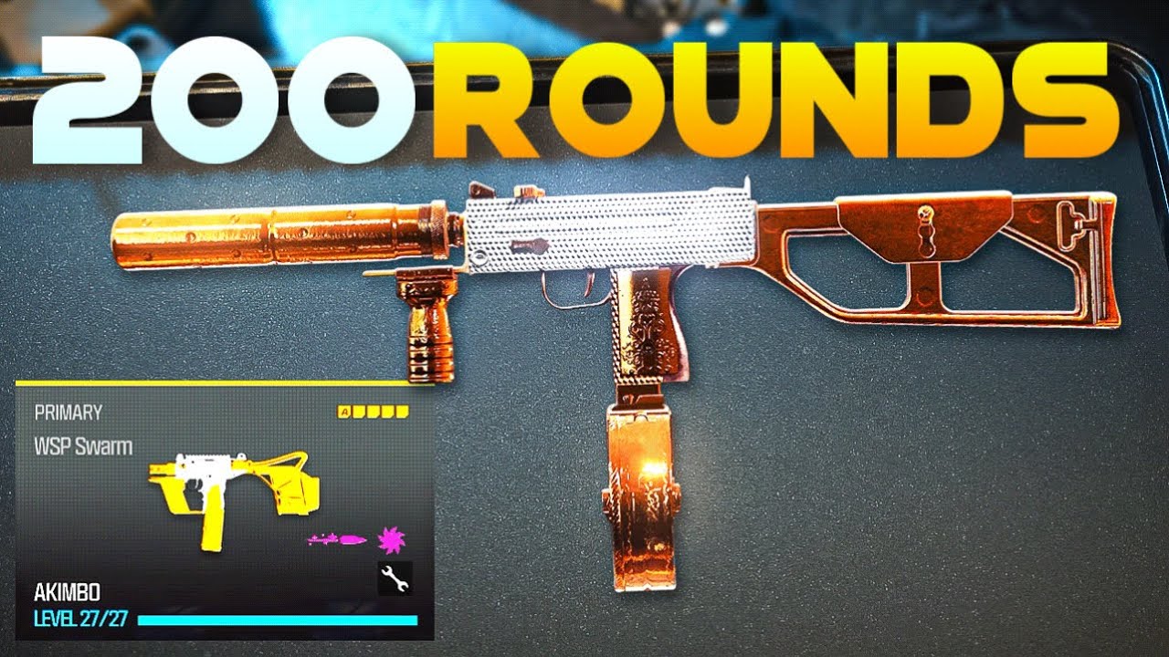 *NEW* BROKEN 200 ROUND Smg on Rebirth Island (WSP SWARM)