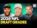 2026 NFL Draft Grades! Favorite &amp; least favorite draft classes, biggest surprises, best value picks