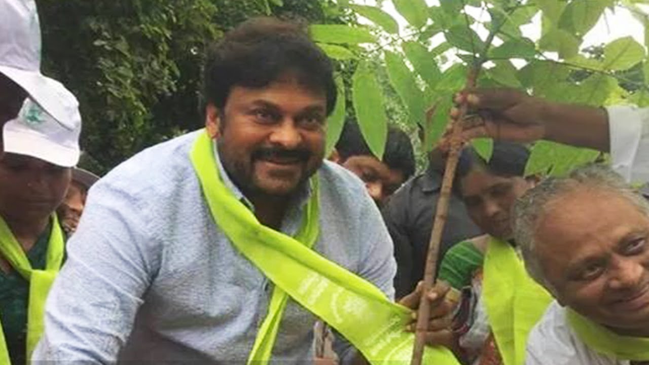 Chiranjeevi Participates in Haritha Haaram - Exclusive Video