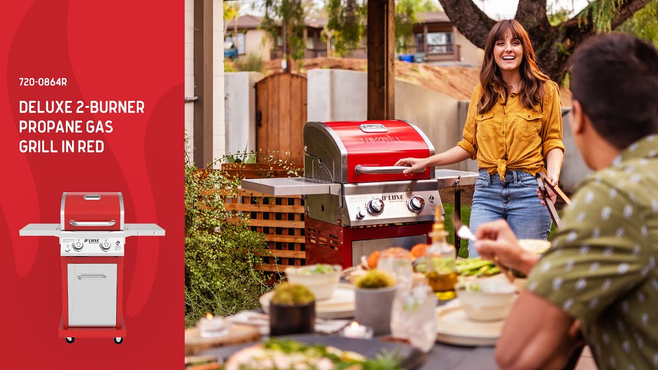 Nexgrill DEluxe 2Burner in Red (7200864R) YouTube