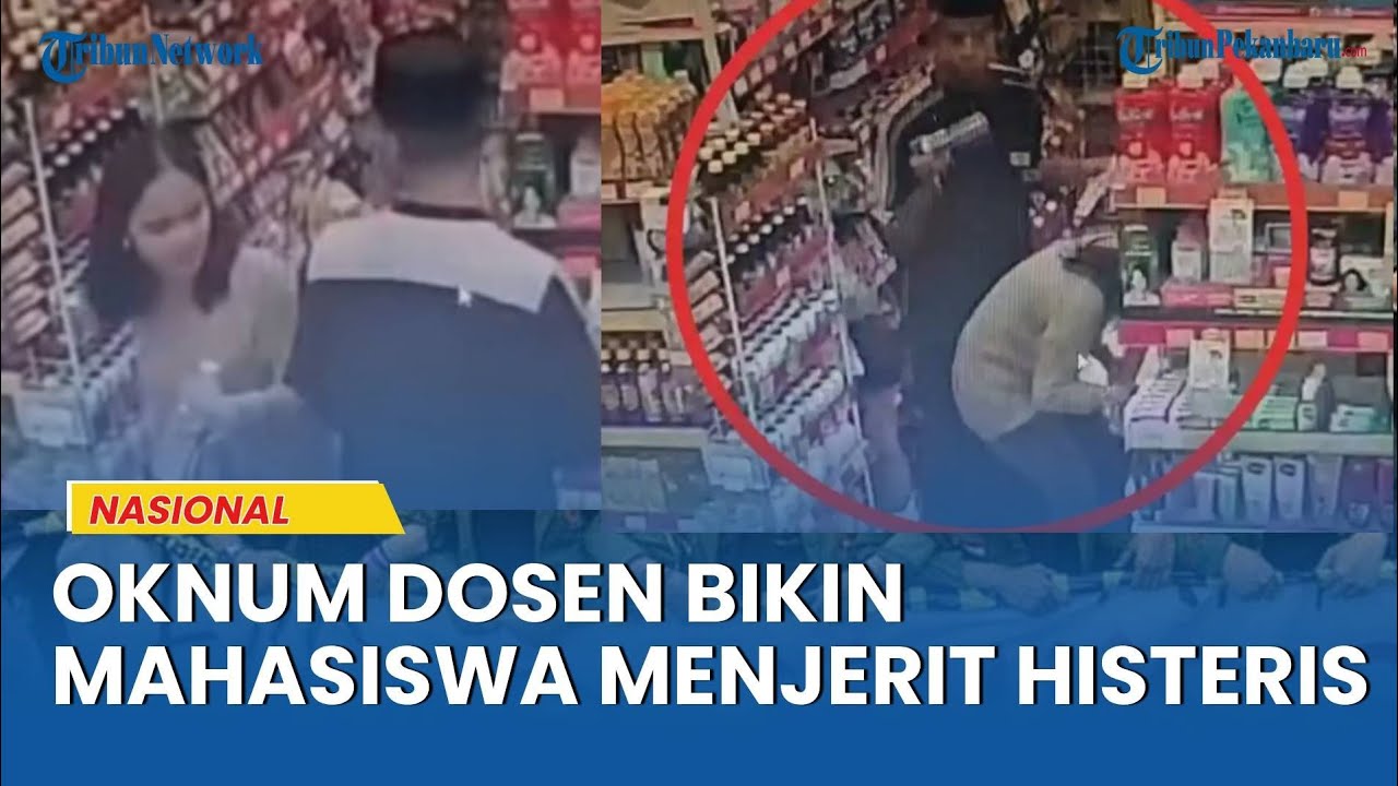 Lagi Jongkok Belanja, Oknum Dosen Bikin Mahasiswi Menjerit Histeris Hebohkan Minimarket