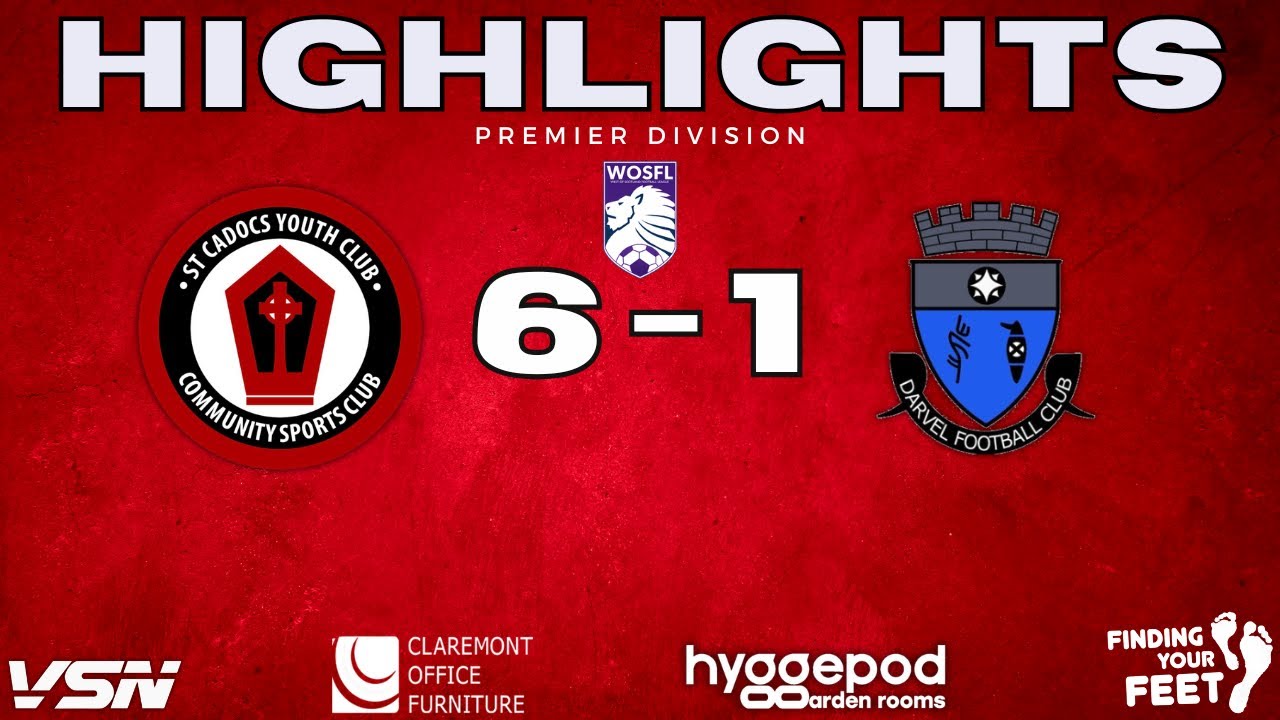 St Cadoc's 6-1 Darvel | WoSFL Premier Division Highlights | 18/01/25
