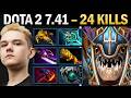Slark with 24 Kills and MKB - Dota 7.41