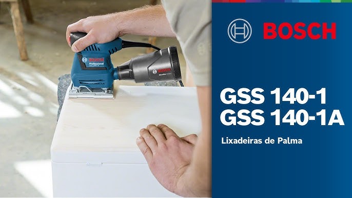 Lixadeira orbital de palma 220W 127V Modelo-GSS-140 Bosch