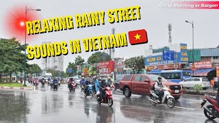 Relaxing Rainy Street Sounds in Vietnam 🇻🇳  Saigon Morning Vibes screenshot 3