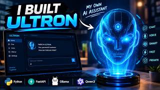 I Built My Own AI Assistant 🤖 | ULTRON AI With Python + Qwen3