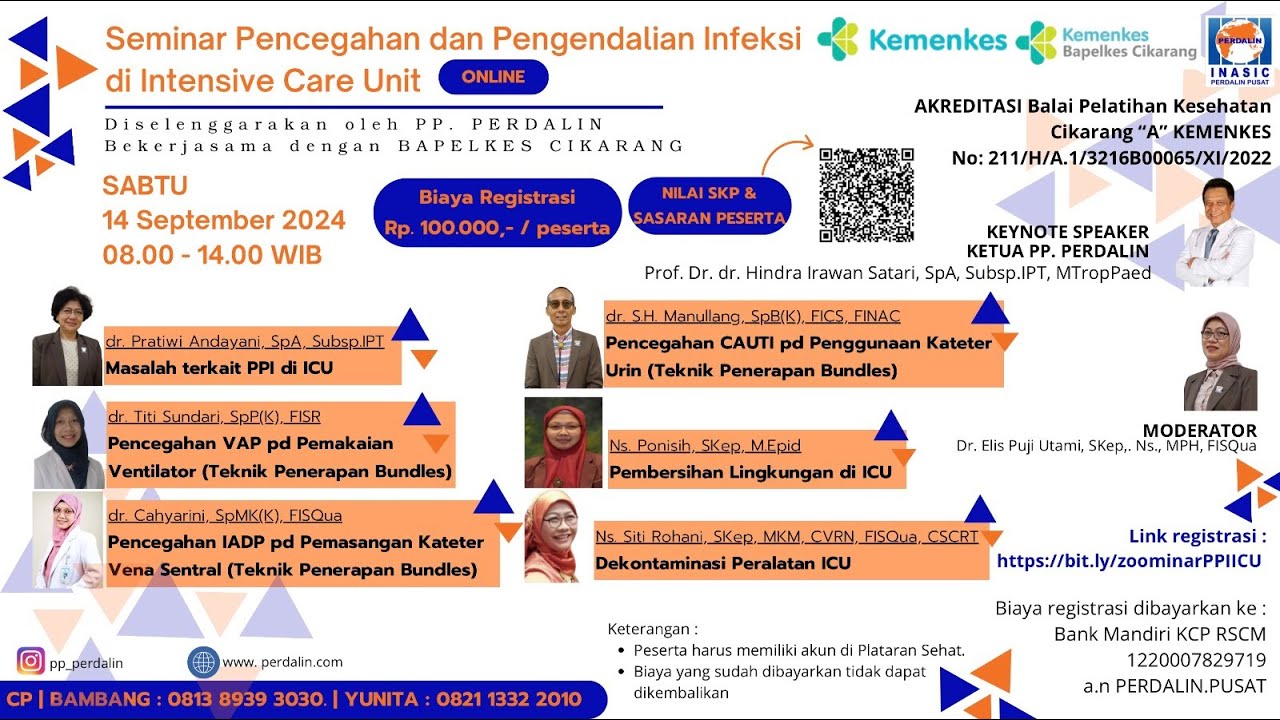 Seminar Pencegahan dan Pengendalian Infeksi di Intensive Care Unit