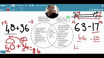 Subtraction with Tidy Numbers lesson 2, harder numbers!