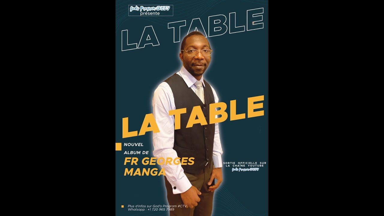 Fr Georges manga - La Table | Album musique - La Table