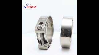 Precision-made Single Bolt Double Band Pipe Clamps for industrial and plumbing application#pipeclamp