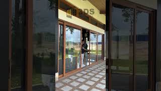 4 Panels Sliding Doors with Mesh Screens