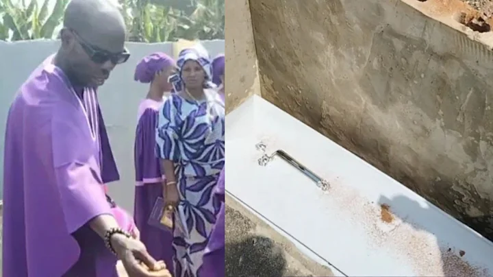 ACTOR IJEBU COULD NOT HOLD BACK HIS T€ARS AS HIS MOTHER IS LAID TO REST