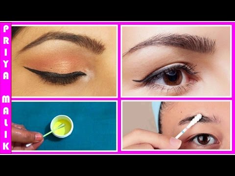 How to Get Thick Eyebrows Fast Naturally || Home Remedy for Dark and Thick Eyebrows
