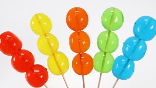 How to Make Ball Jelly Make Colored ball jelly into an ice mold 얼음 틀로 만드는 색깔 볼젤리 롤리팝아이스크림 젤리 만들기 #43