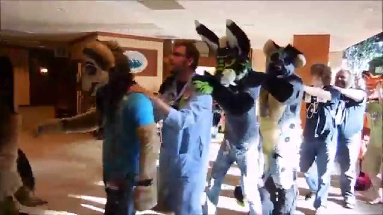 Rocky Mountain Fur Con Fursuit Conga Line