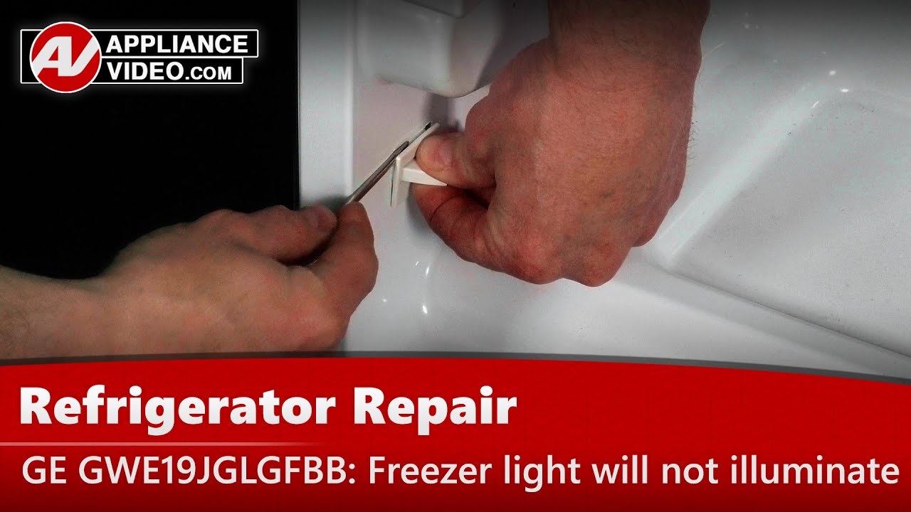 GE Refrigerator Repair - Light Will Not Illuminate - Freezer Light