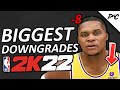 10 Most UNIMPROVED Players Of NBA 2K22