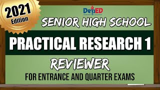 Senior High School Entrance Exam Reviewer 2021 | Questions with Answers in Practical Research 1 SHS