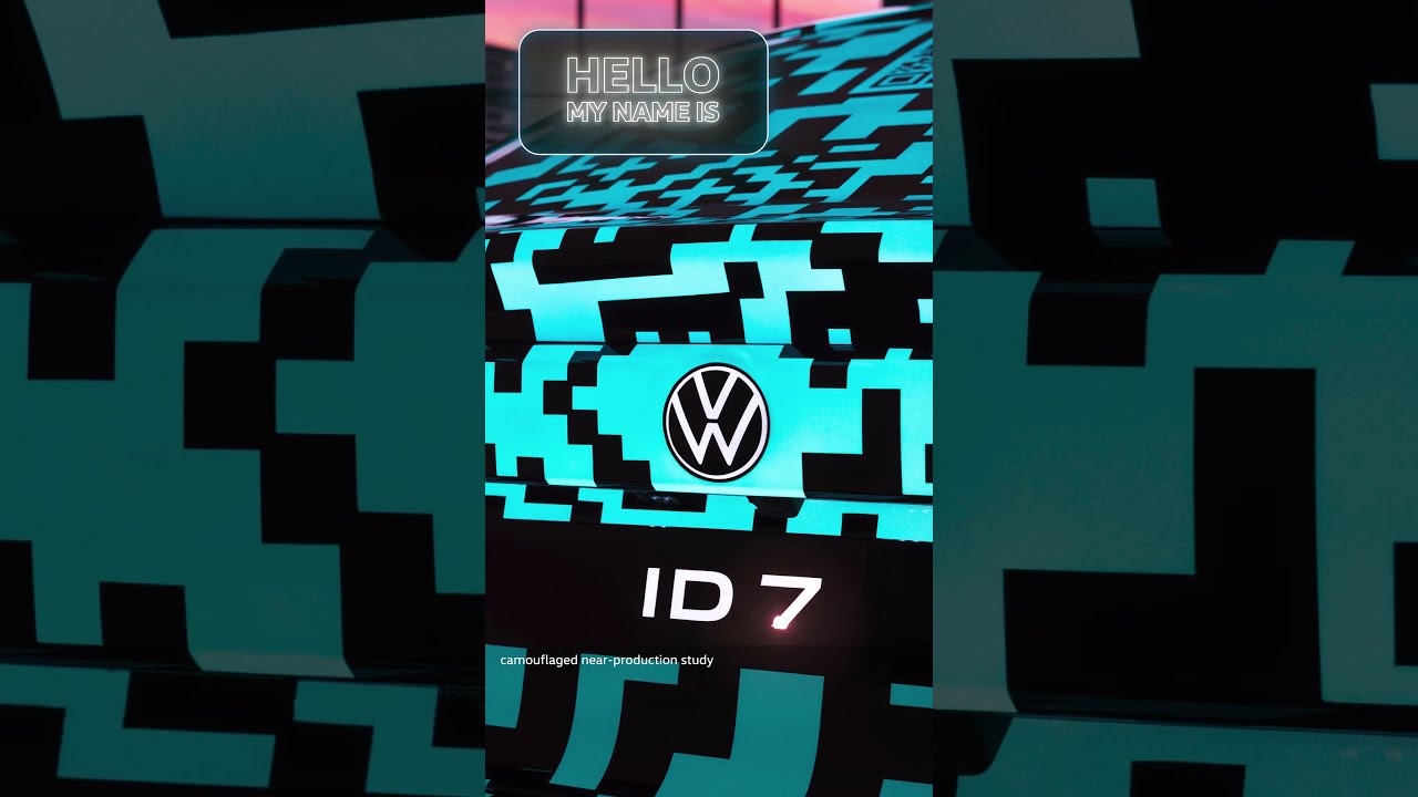 And This Is How We Call Our New Member Of The ID Family Vwid7 WayToZero Volkswagen Vw