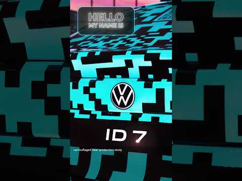 And this is how we call our new member of the ID. family! #vwid7 #WayToZero #volkswagen #vw