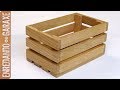 Caja de madera fácil paso a paso