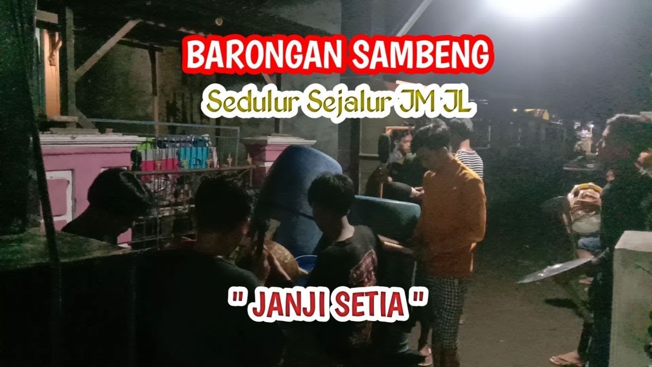 JANJI SETIA || BARONGAN SAMBENG❗LIVE