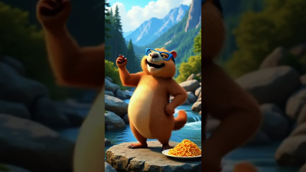 Chicken Wings Macaroni Dance 🍗😂😂 