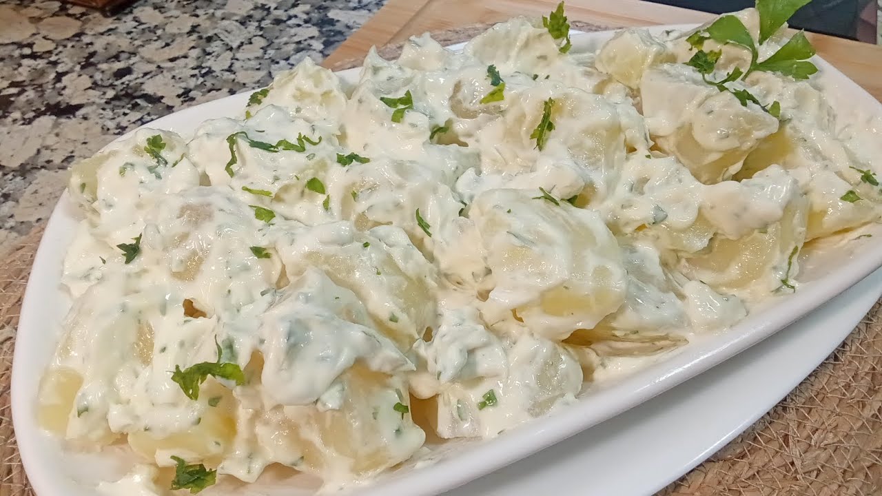 PATATAS ALIOLI (AJONESA) una receta rápida , deliciosa y muy facil de hacer