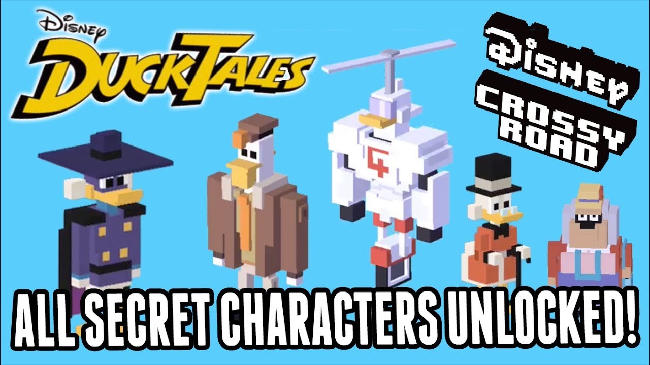 crossy road secret characters