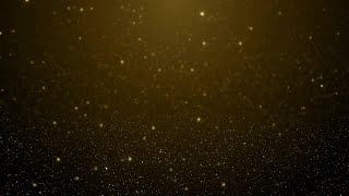 Gold Particles Floating Background Loop Stock Motion Graphics