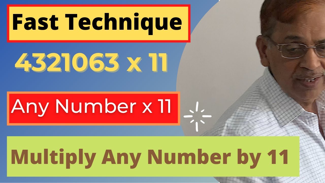 Multiply any number by 11 in easy way | Multiplication Tricks | Maths ...