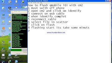 how to flash qmobile i6i with cm2