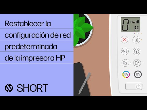 Cómo restaurar la configuración de red predeterminada en su impresora HP | HP Support