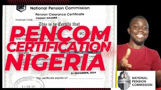 HOW TO GENERATE PENCOM CERTIFICATE IN NIGERIA | PENSION CLEARANCE CERTIFICATE |