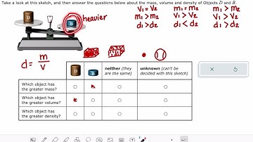 ALEKS: Understanding the relationship between mass, volume, and density