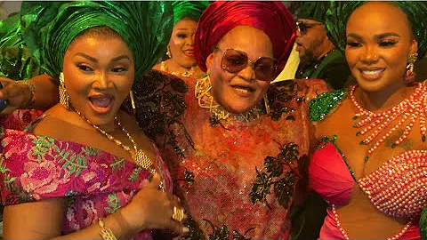 MERCY AIGBE & IYABO OJO LIGHT UP THE DANCE FLOOR AT HOUSE OF PHREEDA WEDDING PARTY
