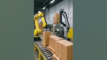Rapid Palletizing—Fast, Secure, and Efficient! 📦🤖 #FactoryAutopilot #LogisticsAutomation
