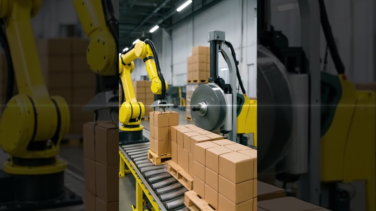 Rapid Palletizing—Fast, Secure, and Efficient! 📦🤖 