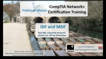 IDF and MDF - CompTIA Network+ N10-005: 3.8
