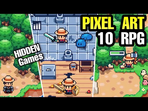 Top 10 NEW HIDDEN PIXEL ART Action RPG Games for Android & iOS You Must Know and play (OFFLINE & ON)