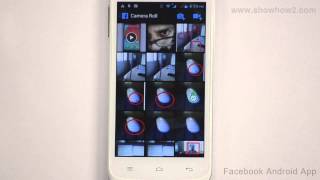 Facebook Android App - How To Upload A Video screenshot 2