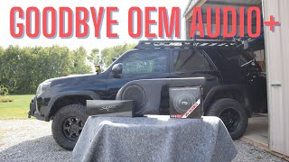 Goodbye OEM Audio+ / 5th Gen Toyota 4Runner Skar Audio Upgrade Oem Audio Plus 4runner